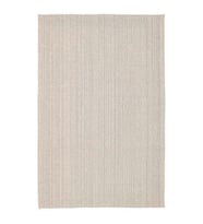 Natürel İnce Halı 120x180 cm %100 Pamuk MeridyenDukkan Kırık Beyaz 2 mm  