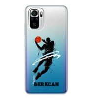 Xiaomi Basketbolcu Tasarımlı Şeffaf Telefon Kılıfı