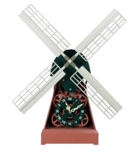 HEDİYELİK › KARIŞIK › Çark Saatler>>MKC Değirmen Masa Saati-40*37*15 CM.