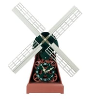 HEDİYELİK › KARIŞIK › Çark Saatler>>MKC Değirmen Masa Saati-40*37*15 CM.