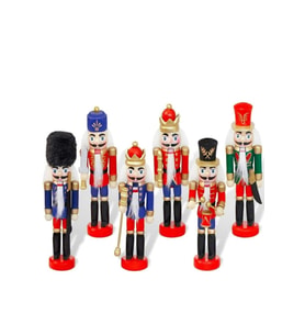 Kurşun Asker Ahşap Dekoratif Eşya 13 Cm 6 Lı Set TG-V 7411