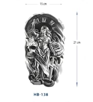 HB-138X ORTA BOY DESEN GEÇİCİ DÖVME-TATTO