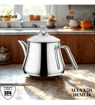 GENEL MARKALAR 1,5 Lt. Alya Çelik Kulplu Tek Demlik