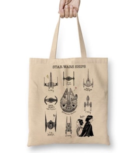 Star Wars Prepare My Ships Bez Çanta Uzun Saplı