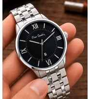 Pierre Cardin Damat Ve Takım Elbiseye Özel 2 Yıl Garantili Çelik Kordon Erkek Kol Saati VS.BLKT.1074