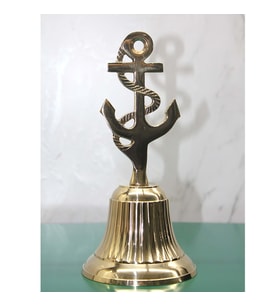 Pirinç Çapalı El Çanı 20*9 Cm
