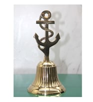 Pirinç Çapalı El Çanı 20*9 Cm