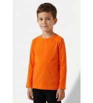 Breeze Erkek Çocuk Uzun Kollu Tişört Basic 4-8 Yaş, Turuncu