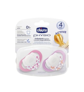 Chicco Physio Kauçuk Emzik 4+ ay - Pembe