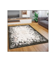 Rovigo Home Dijital Baskı Yıkanabilir Kaymaz Taban Salon Halısı RVG0666 (Siyah)