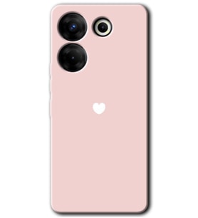 Tecno Camon 20 Pro 5G Kılıf HD Desen Baskılı Kılıf - Sade Kalp