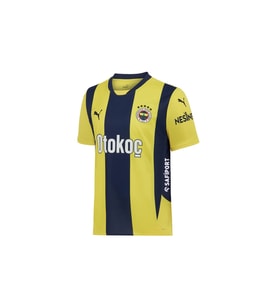 Fenerbahçe Orijinal Lisanslı Unisex 24-25 Yeni Sezon Sarı Lacivert Çubuklu Çocuk Forma