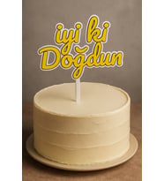 Türk Tarzı Doğum Günü Pastası Süsü
