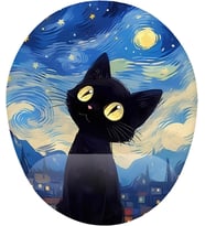 Van Gogh Kedi Bilek Destekli Mouse Pad