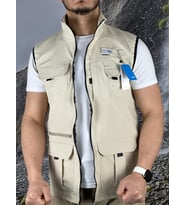 Taktical kargocep Cargocep Yazlık 5 Cepli Outdoor Yelek   A+A Kalite (Bej)