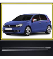 Volkswagen Golf 6 Cam Çıtası Alt Kromu Nikelajı