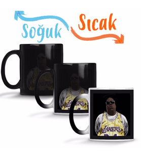 Notorious Big Sihirli Kupa Bardak Porselen