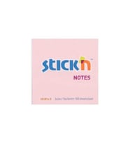 Gıpta Stickn Pastel Pembe 76X76 100 Yaprak Not Kağıdı