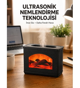 Usb Güçlü Ultrasonik Hava Nemlendirici Sessiz Çalışan 270 Ml Difüzör