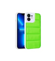 Apple iPhone 11 Uyumlu Kılıf Kamera Korumalı Airbagli Renkli Zore Seksek Kapak (Açık Yeşil)