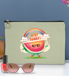 BK Gİft Yaz Temalı-7 Astarlı Portföy Çanta 30x21cm(12 Renk Seçeneği), Baskılı El Çantası, Organizer Çanta (Mint Yeşili)
