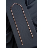 Hematit Doğal Taş Parlak Roz Silindir Kesim 2x4mm Dizi [AA]