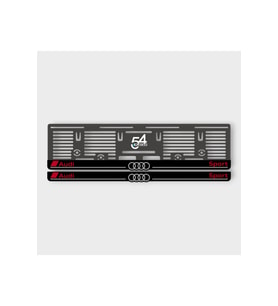 AUDİ SPORT 3D KABARTMALI PLEKSİ ARABA PLAKALIĞI - 2