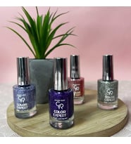 Color Expert Nail Lacquer Glitter No: 605 - Geniş Fırçalı Işıltılı Oje 10.2 ml