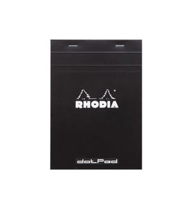 Rhodia Classic Üstten Zımbalı A5 Noktalı Defter Black 16559C