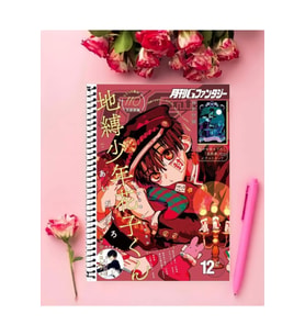 Ajibaku Shounen Hanako-kun Nime Defter 1 Adet Özel Tasarım A4 Boyutu 21*29 Cm Telli Çizgili defter
