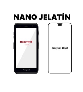 Honeywell EDA52 ile uyumlu 1 Adet Ön Body Şeffaf Ultra Ekran Koruyucu Nano Jelatin