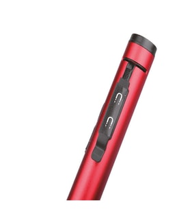 Panther PT-923 USB Şarjlı El Feneri 800 Lumen Kalem Tipi (Kırmızı-Siyah)