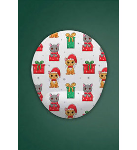 Yılbaşı Temalı Bilek Destekli Mouse Pad