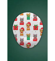 Yılbaşı Temalı Bilek Destekli Mouse Pad