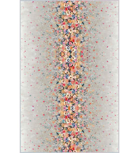 Eliana Home Baskılı, Yıkanabilir Kaymaz Taban Salon Halısı LNA0239 100x150 cm (Pembe)