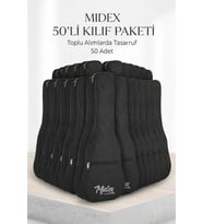 Midex CS-21A-50X Soprano Ukulele Çantası 50'li Paket Kaliteli Siyah Kılıf (50 Adet)