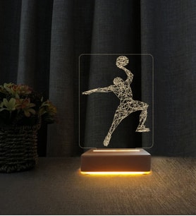 Basketbol Lamba Kişiye Özel İsimli 3d Led Masa Lambası Doğum Günü Hediyesi Lamba