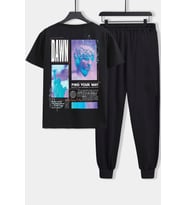 Unisex  Dawn 2'li Eşofman Takımı (Siyah)