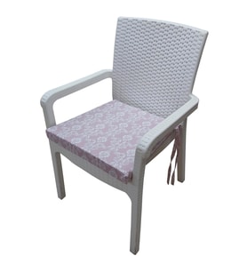 MİRZADE 6 Adet Duck Bezi Rattan Minderi-taç 33714-02