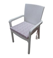 MİRZADE 6 Adet Duck Bezi Rattan Minderi-taç 33714-02