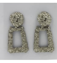 Küpe Kadın Gold Vip Vintage Tasarım Küpe (Gümüş)