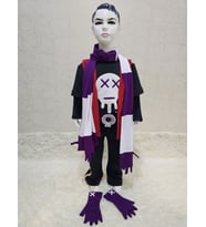 Gizemli Dövüşçü Anime Cosplay Kostümü