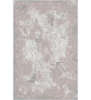 Eliana Home Baskılı, Yıkanabilir Kaymaz Taban Salon Halısı LNA1387-HY-1075 100x150 cm (Pembe)