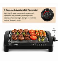 ELEKTRİKLİ IZGARA 2000W SBG-7102 (5680)
