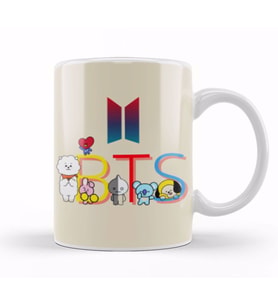 Bts Army Bt21 GIFT Kupa Bardak Porselen