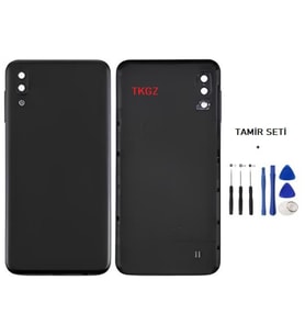 Samsung Galaxy M10 - SM-M015 FULL Kasa Arka Kapak Takım SİYAH - TAMİR SETİ