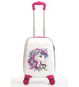 Unicorn Policarbon Çocuk Valizi 0249 (Çok Renkli)