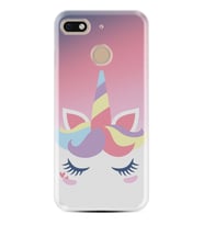 General Mobile GM8 Go GM9 GM20 Pro Plus Kılıf Desemli Silikon Sweety Unicorn 1737