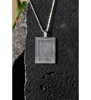 Ayet-el Kursi ve Dört Kul Sureleri Kazıma Çift Taraflı Unisex Kolye