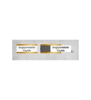 Özel Kampanya 10 lu Paket Değiştirilebilir Kapı İsimliği Gold Seri Özel Tasarım